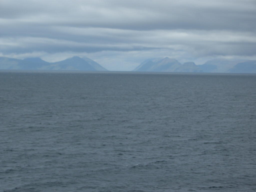 Der Kanal für die spätere Durchfahrt durch die Inseln