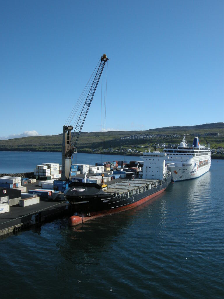 Der Kran macht sich bereit