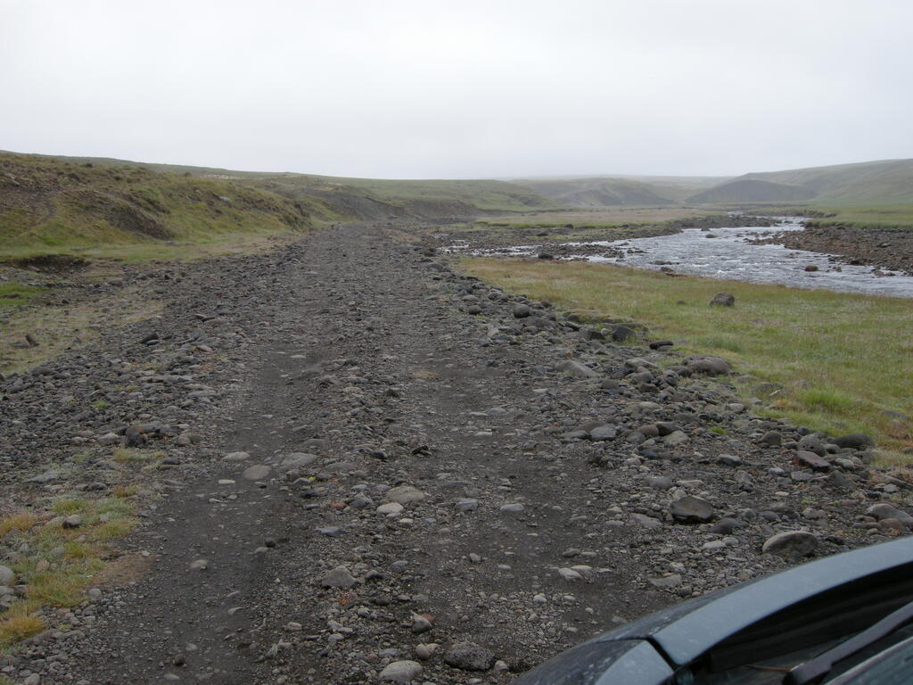 Auf dem Weg von Laugarbakki zum Arnarvatn