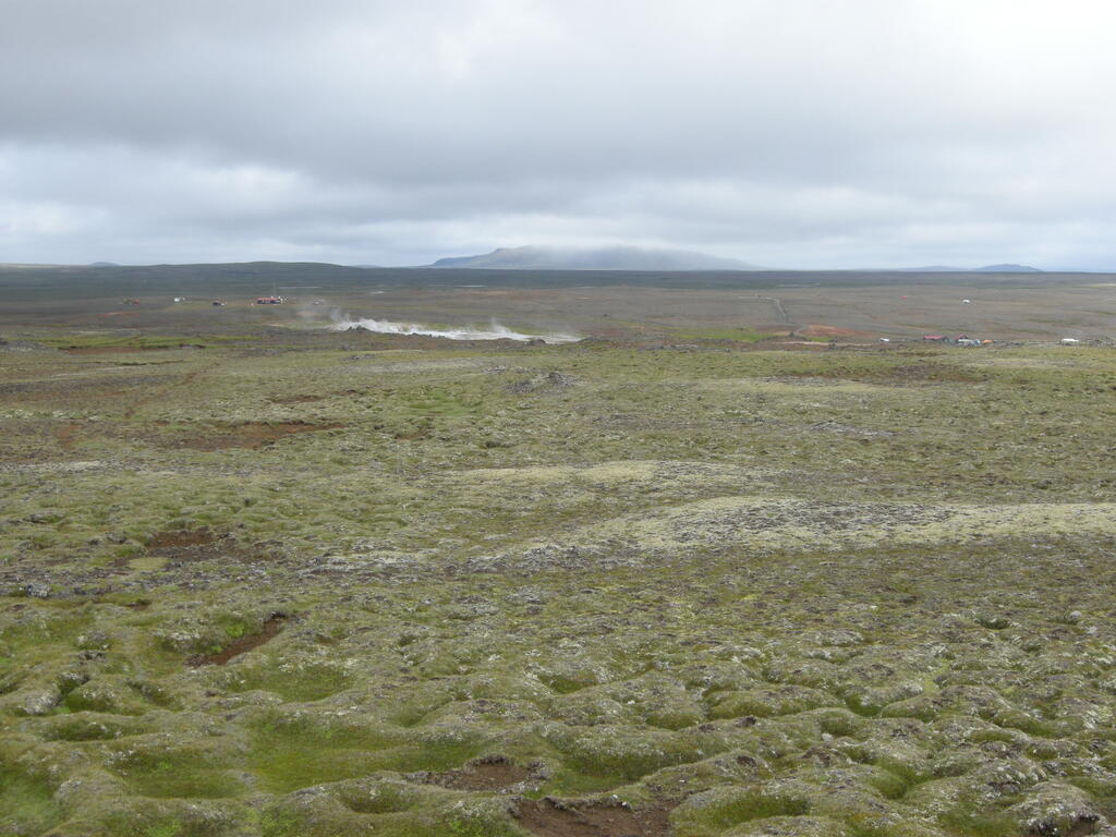 Überblick über das Gebiet von Hveravellir