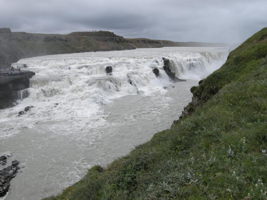 Gullfoss von Osten