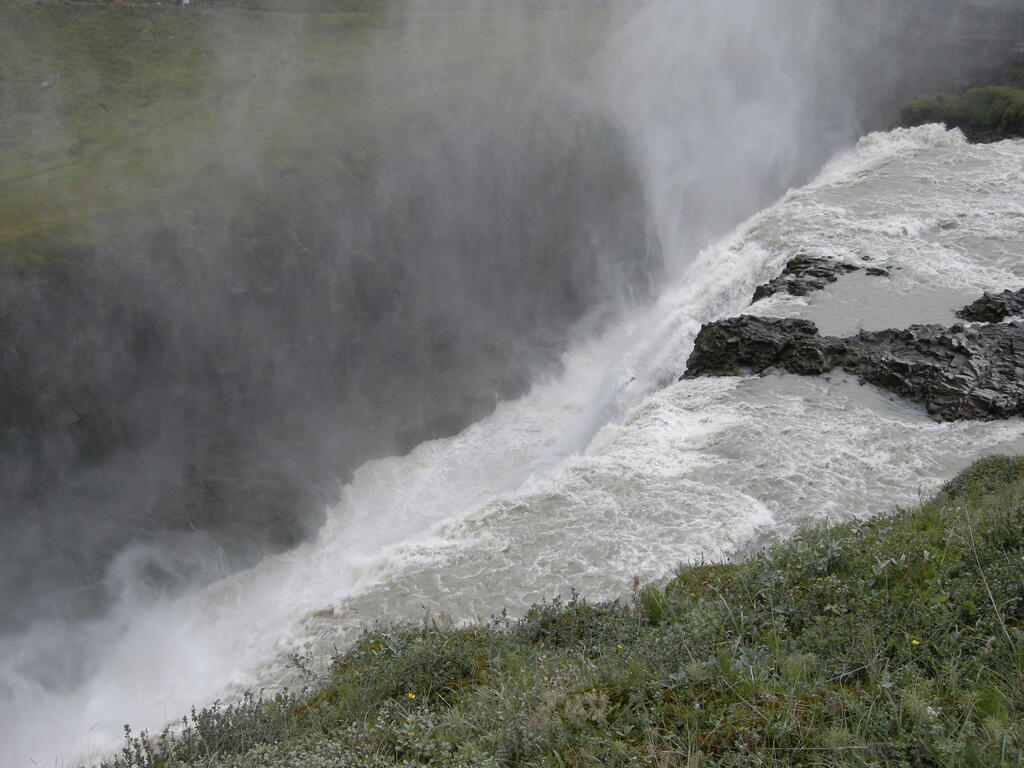 Gullfoss von Osten