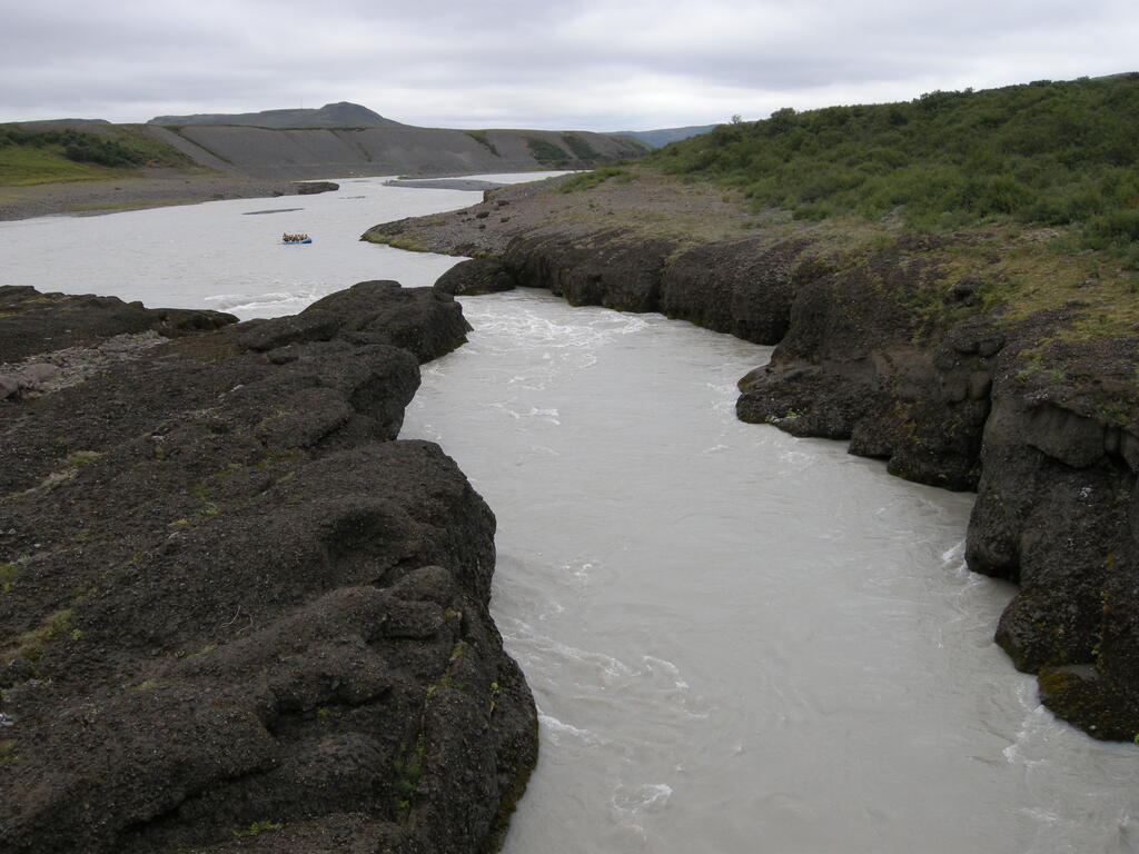 Boote auf der Hvitá