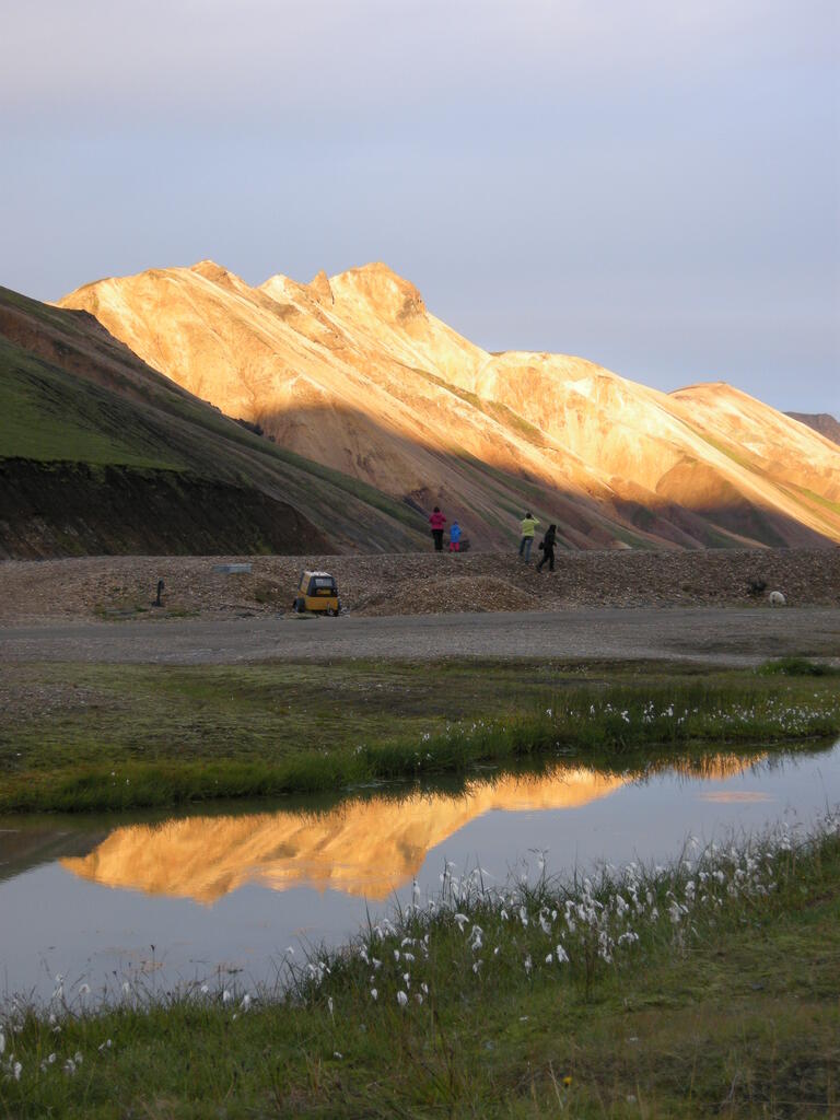 Landmannalaugar Sonnenuntergang