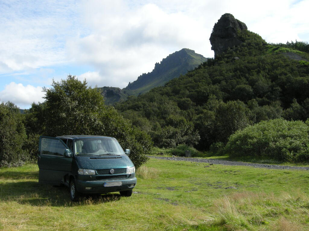 Þórsmörk, Campingplatz Básar