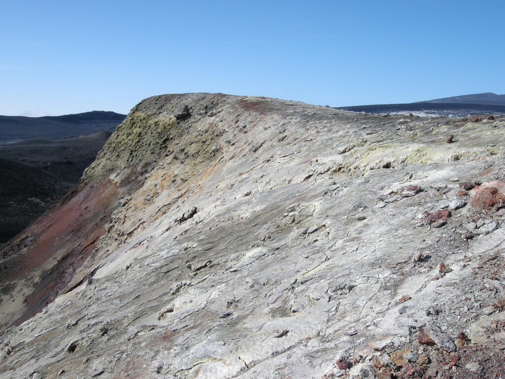 Fimmvörðuháls, Fumarole in der Lava