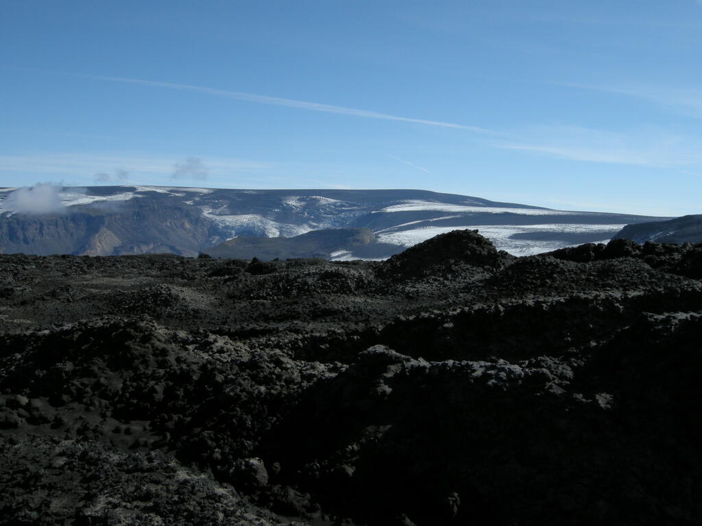 Fimmvörðuháls, Mýrdalsjökull