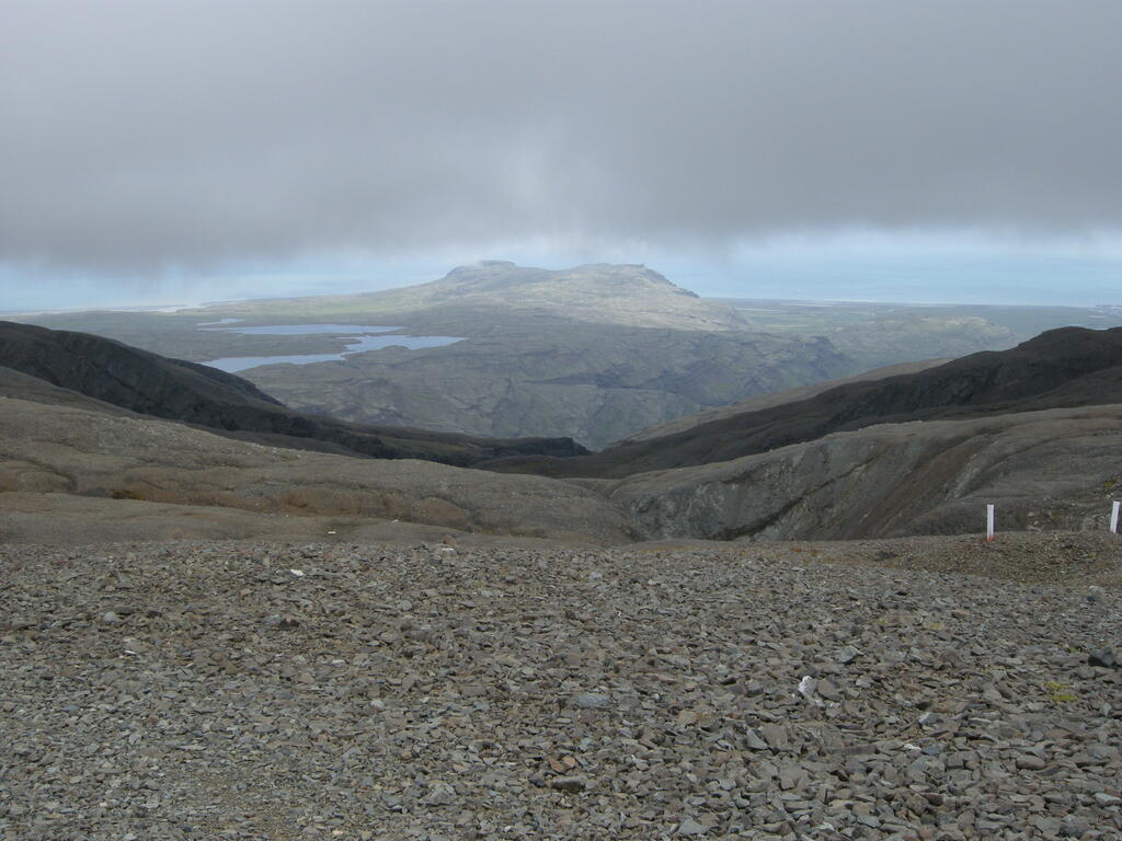 Blick zurück zur Küste