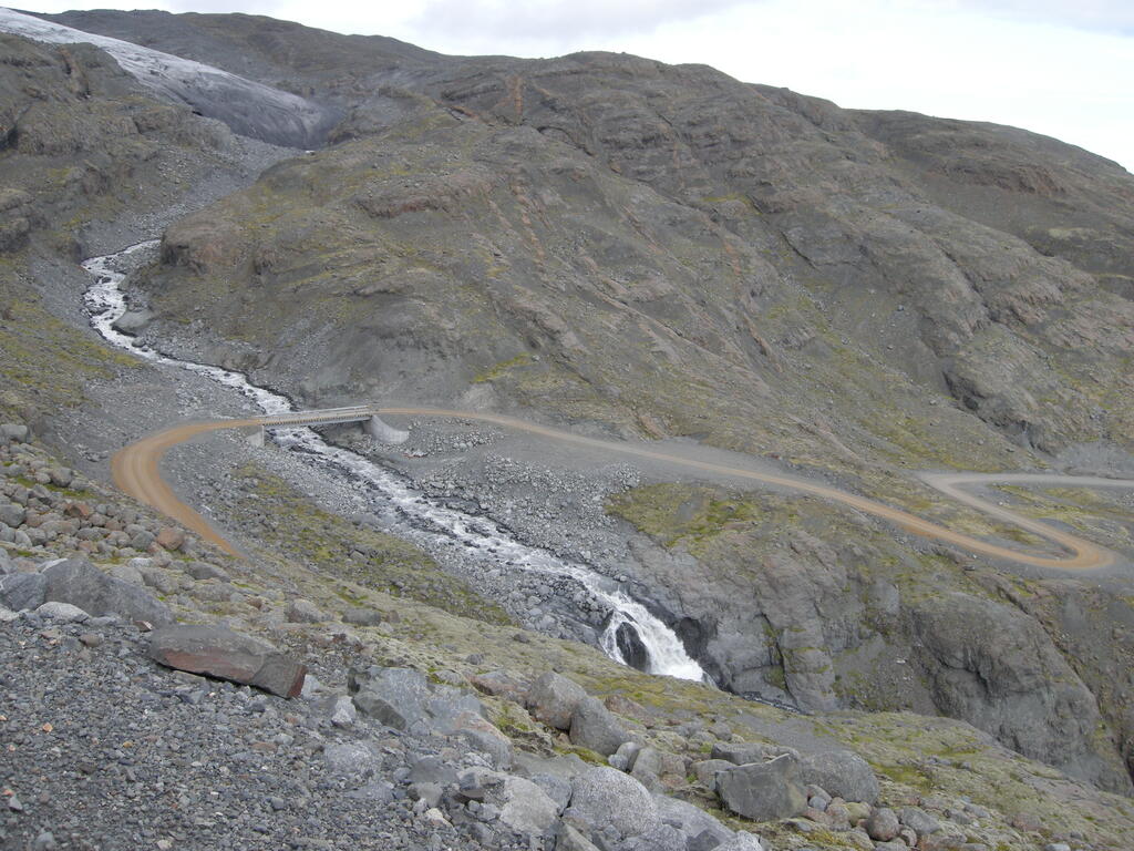 Rückfahrt auf der F985