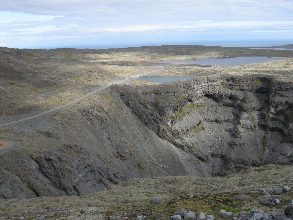 Rückfahrt auf der F985