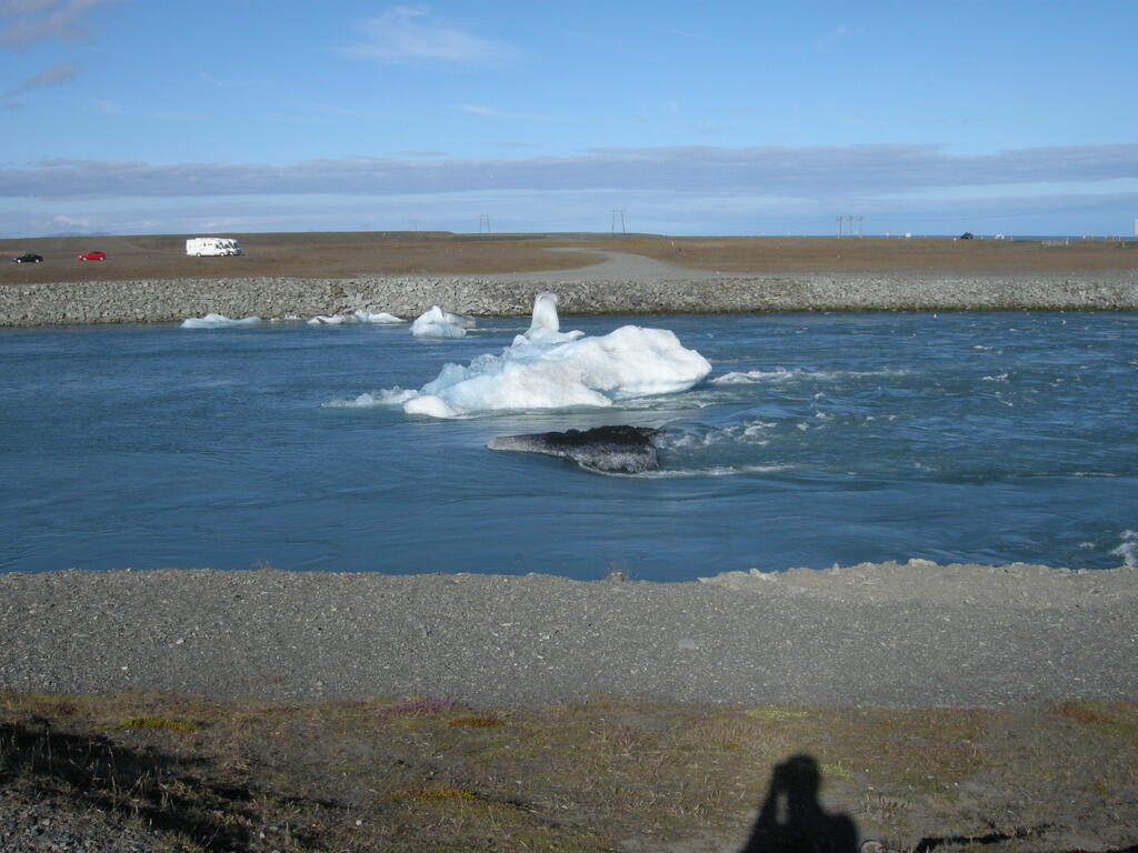 Eisberge im Jökulsárlón