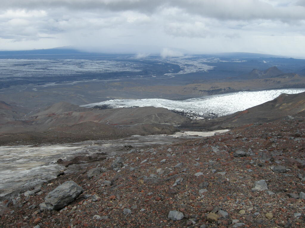 Kverkfjöll, auf dem Gletscher