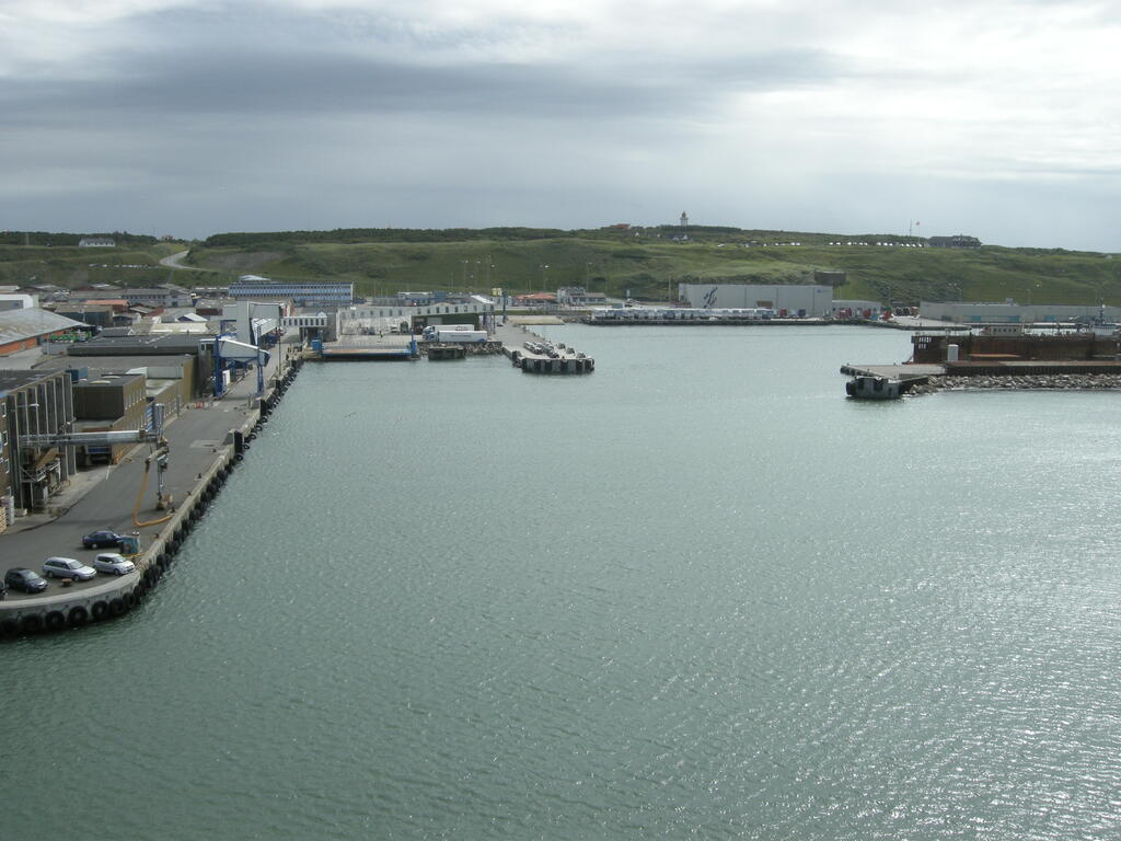 Hafeneinfahrt in Hanstholm