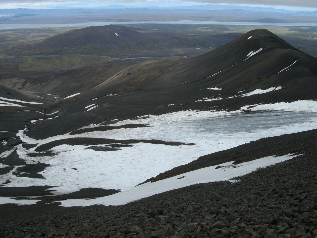 Rückblick auf den Gletscher