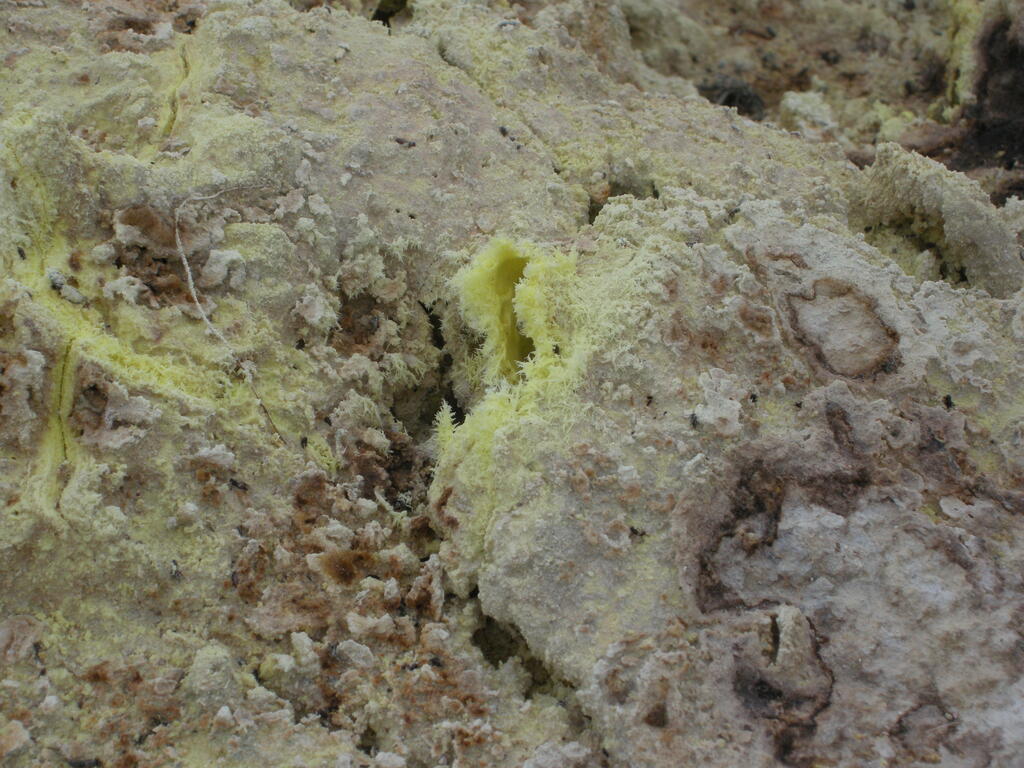 Hydrothermalgebiet Þeistareykir, Schwefel