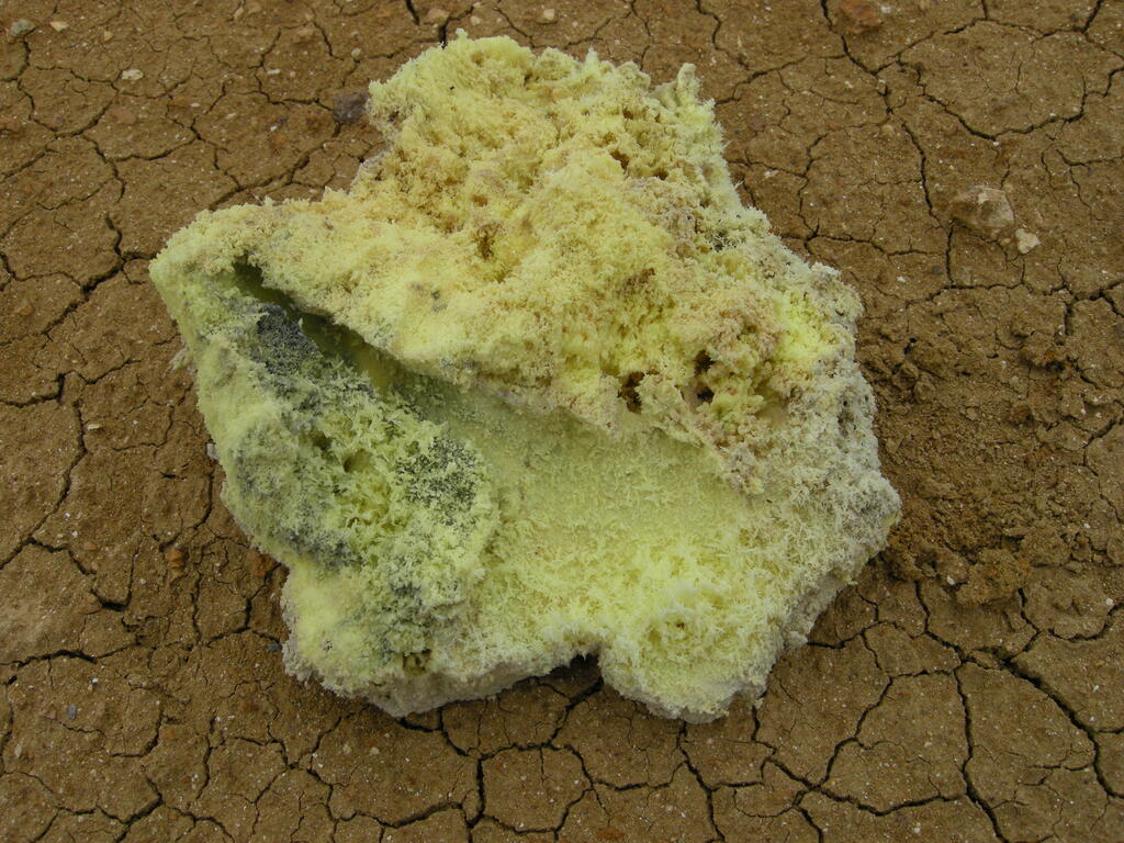 Hydrothermalgebiet Þeistareykir, Schwefel