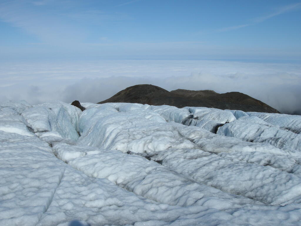 Snæfellsjökull, auf dem Gletscher