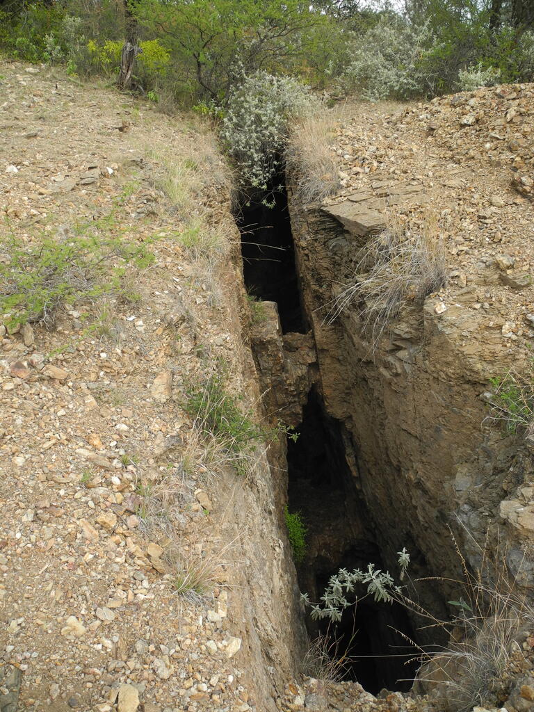 Erzgang der Mina Golondrina
