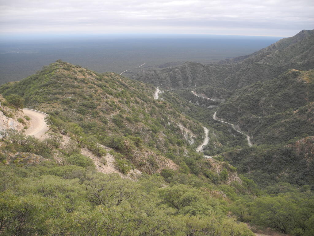 Blick auf den unteren Teil der Straße