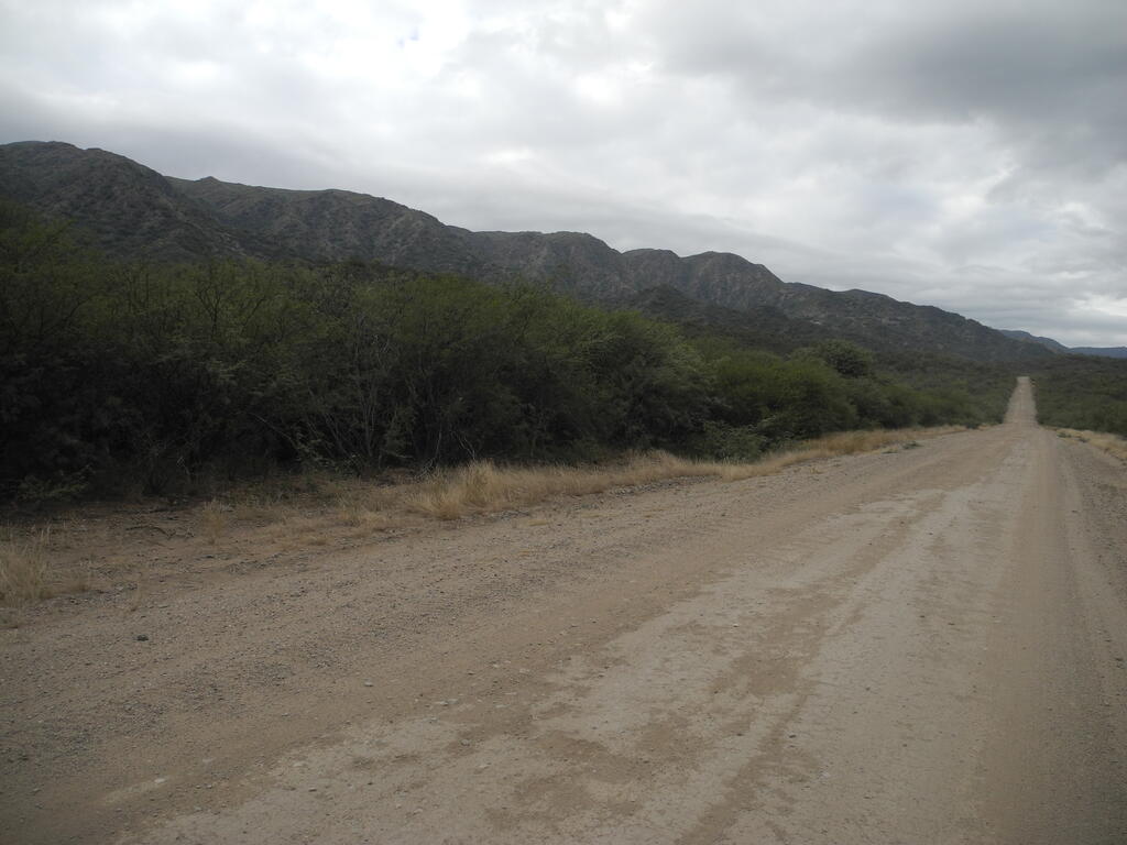 Blick zurück nach oben am Wendepunkt der Fahrt
