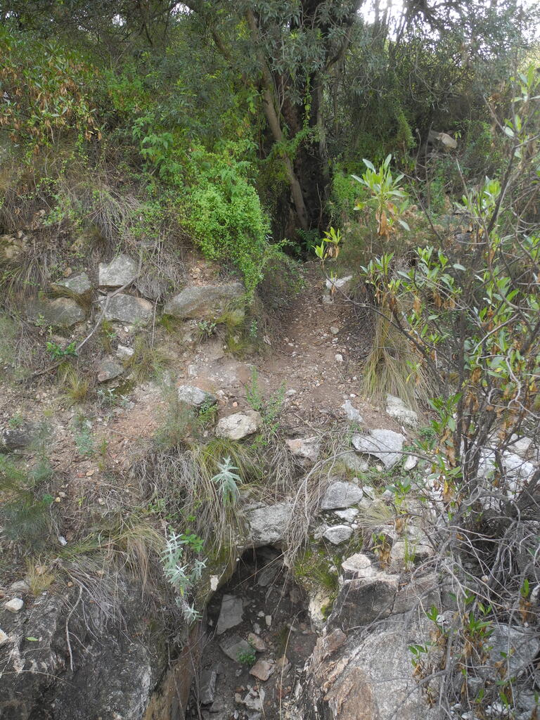 Unterer Teil der alten Grube