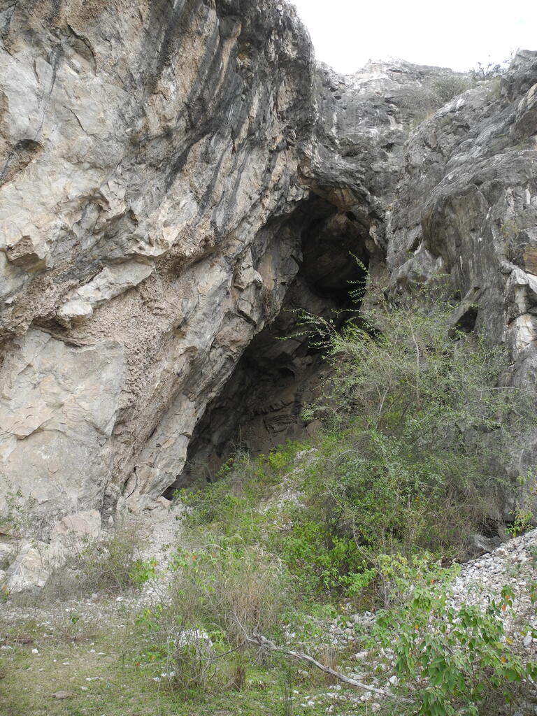 Blick in das große Loch