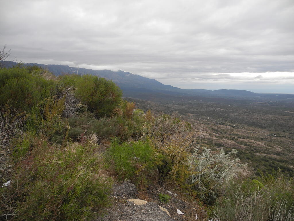 Die Straße von Mina Clavero nach Villa Carlos Paz bevor es in die Wolken ging