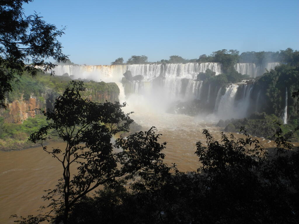 Wasserfälle und Sprühnebel