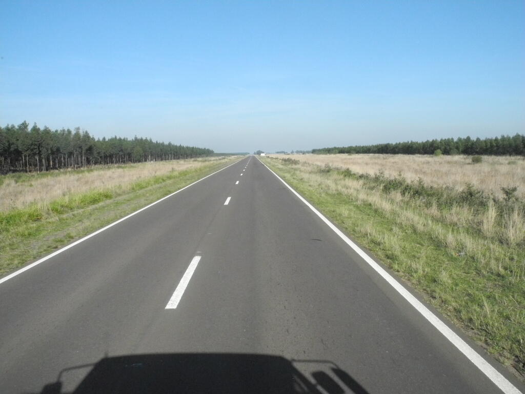 Landschaft an der RN14 zwischen La Cruz und Monte Caseros