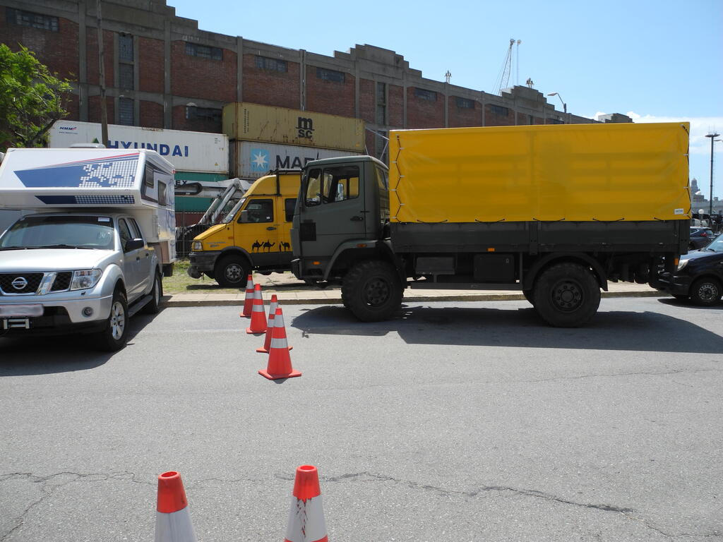 Endlich an der Aduana für die temporäre Importerlaubnis