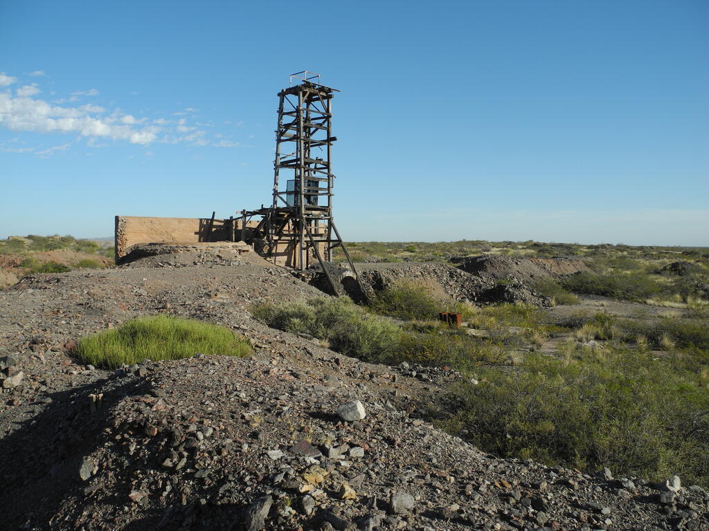 Mina Gonzalito, Halden des Schachts Vicentito