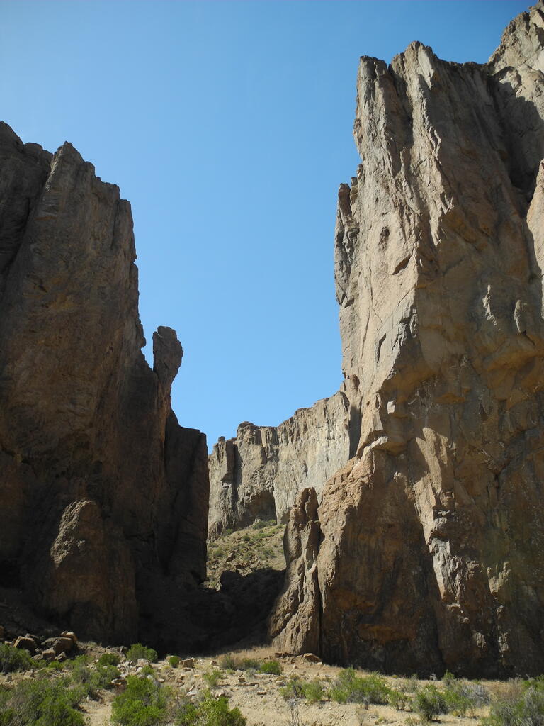 Felsen in der Schlucht