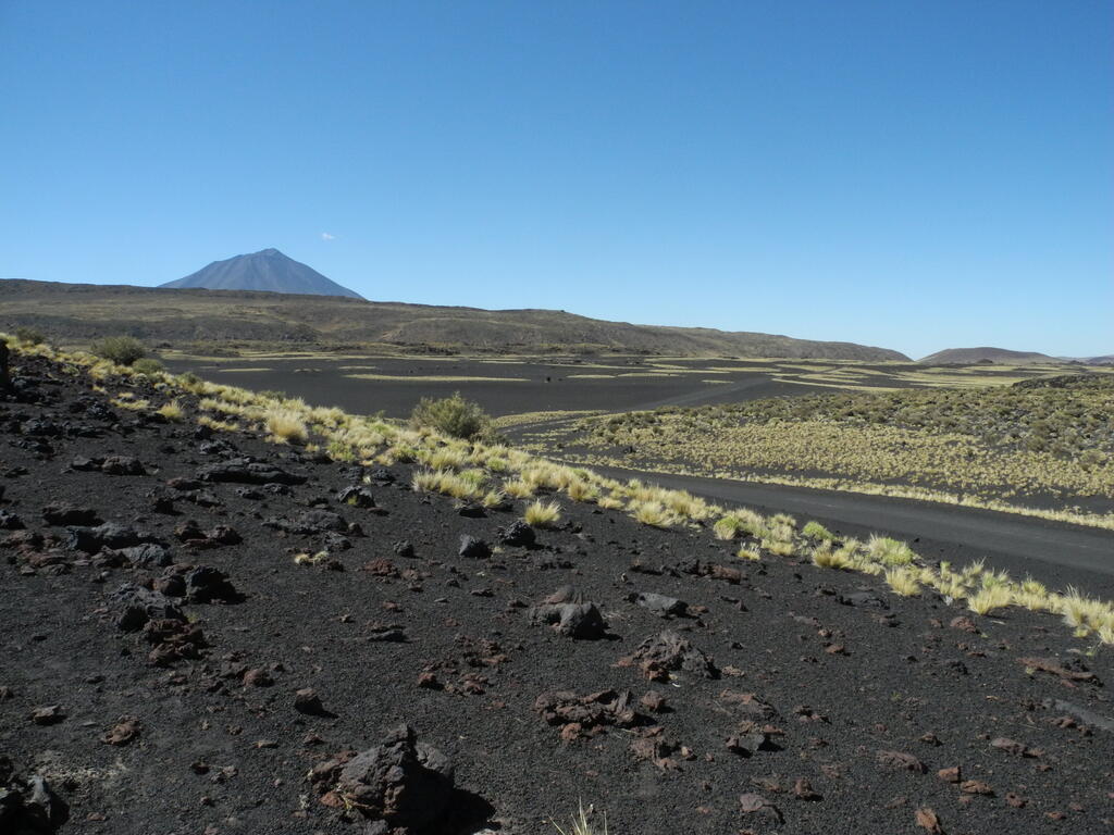 Landschaft im La Payunia Gebiet