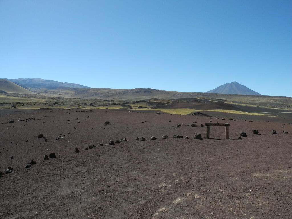 Landschaft im La Payunia Gebiet