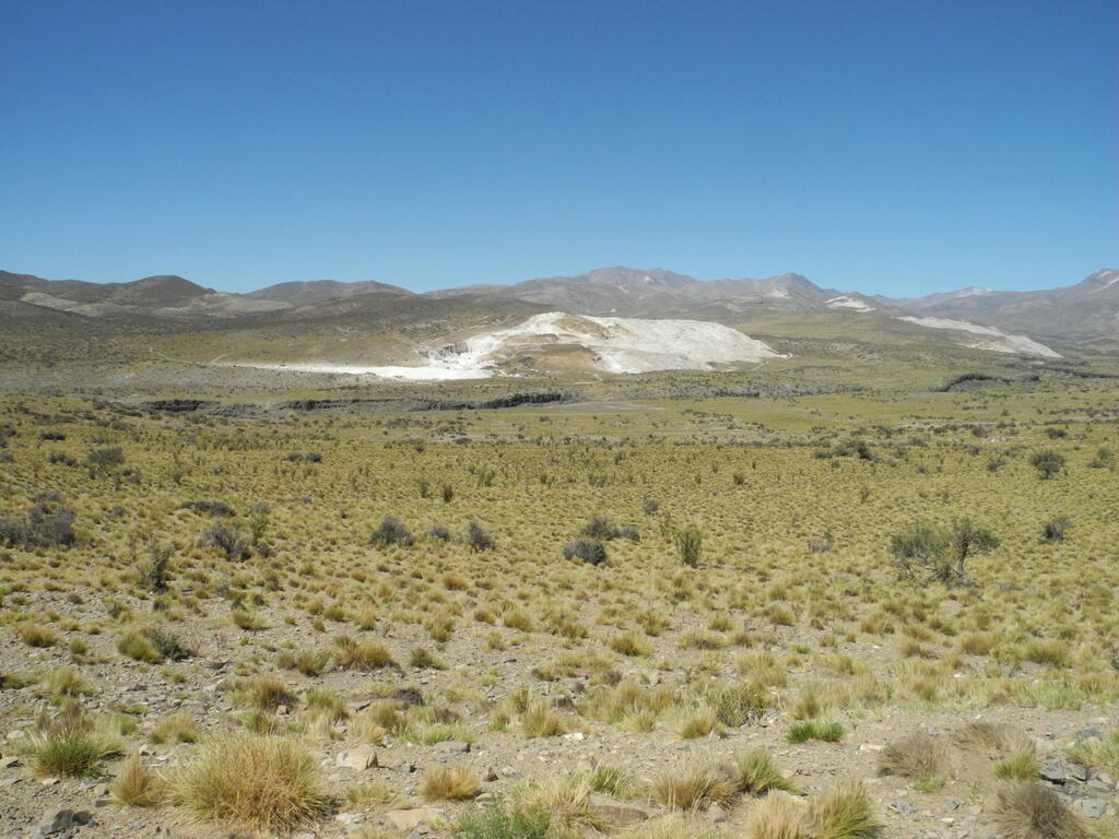 Steinbruch im Tal des Rio Malargüe