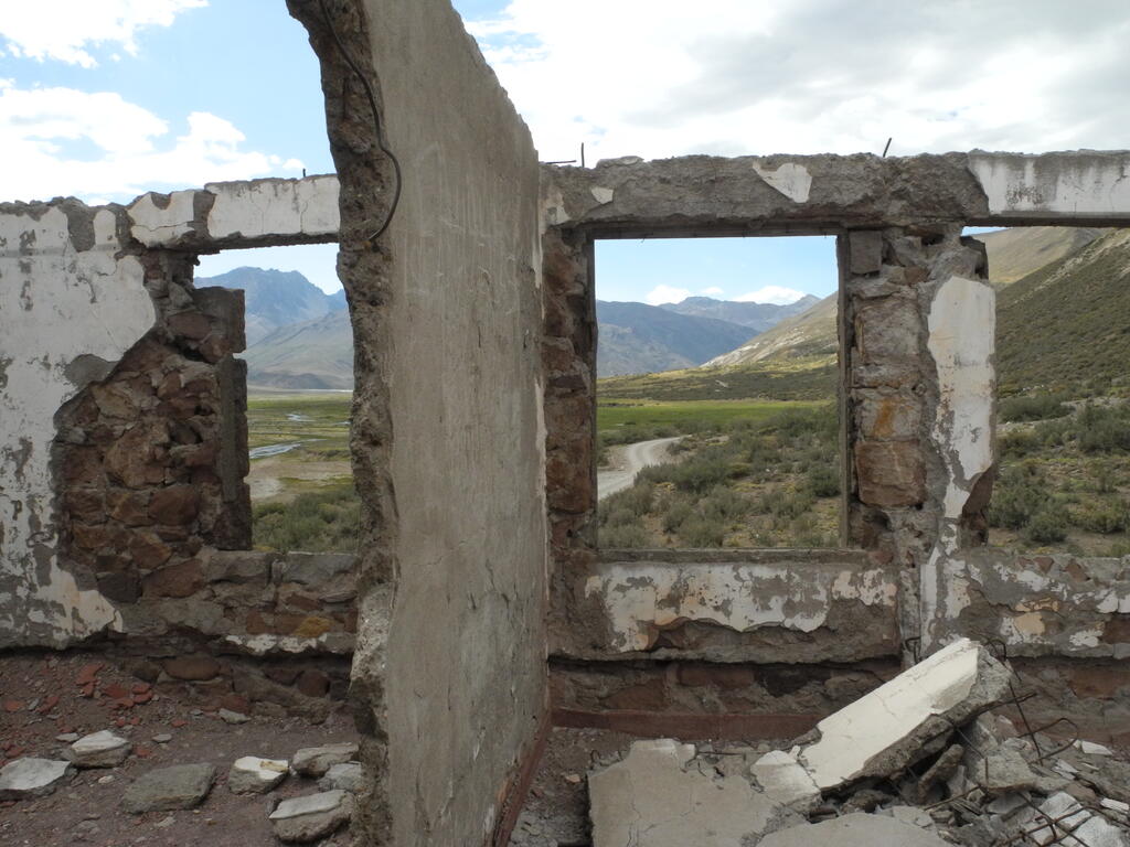 Termas del Sosneado, Hotelruine