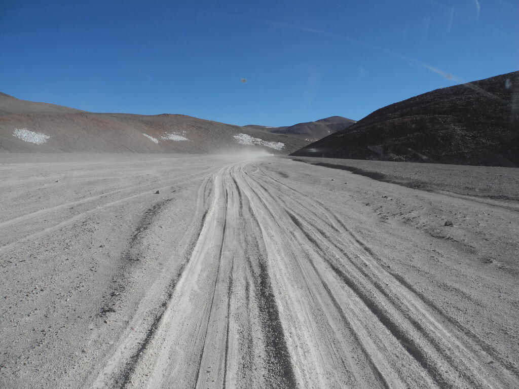 Ein weiterer sandiger Bereich