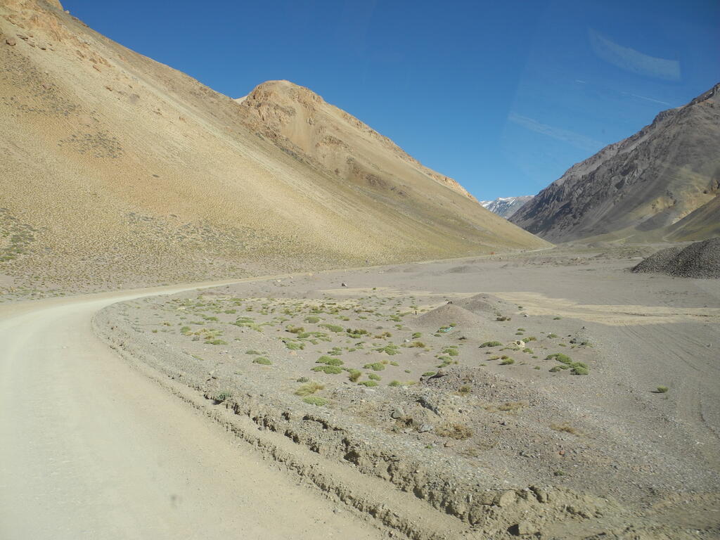 Paso Agua Negra, argentinische Seite