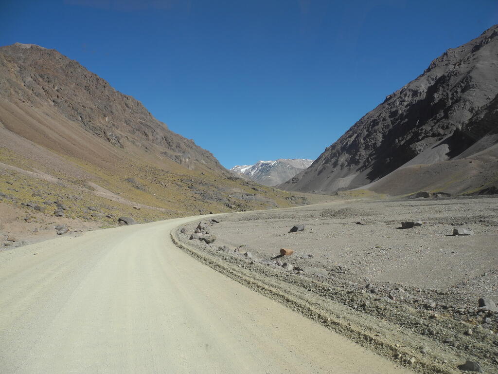 Paso Agua Negra, argentinische Seite