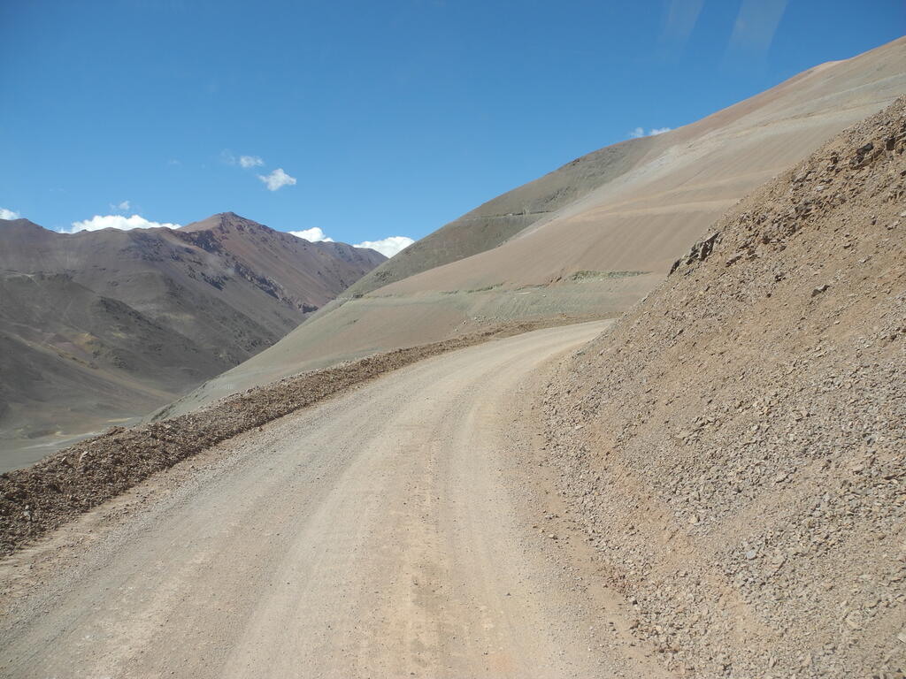 Paso Agua Negra, argentinische Seite