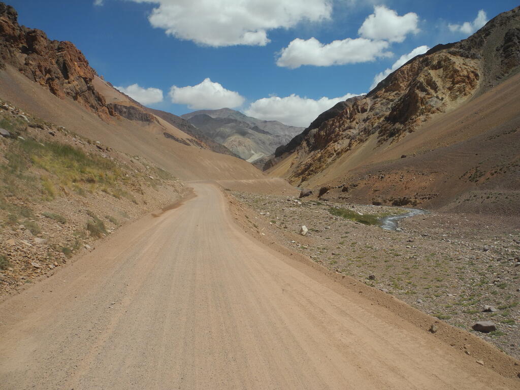 Paso Agua Negra, chilenische Seite