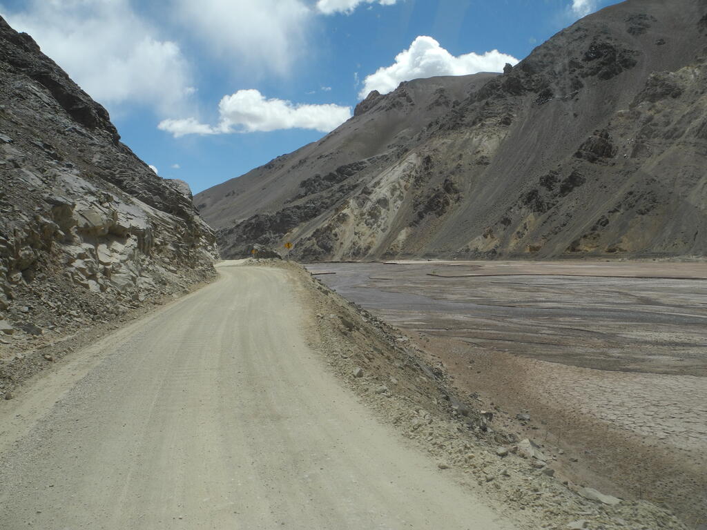 Paso Agua Negra, chilenische Seite
