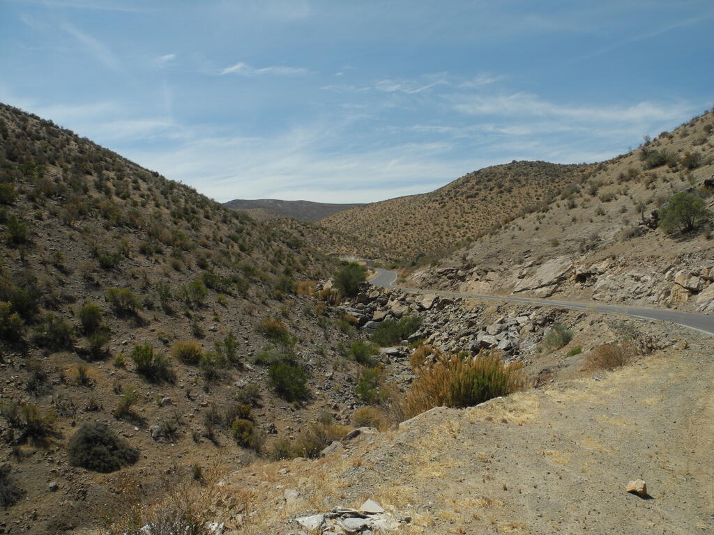 Straße von Andacollo nach Samo Alto