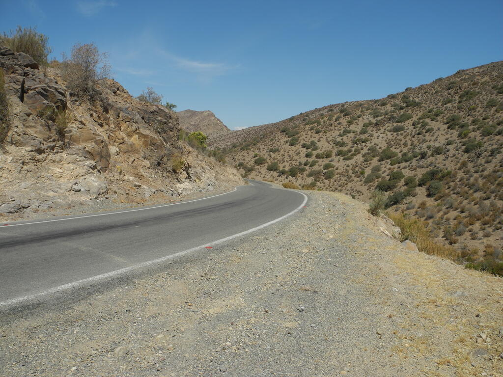 Straße von Andacollo nach Samo Alto