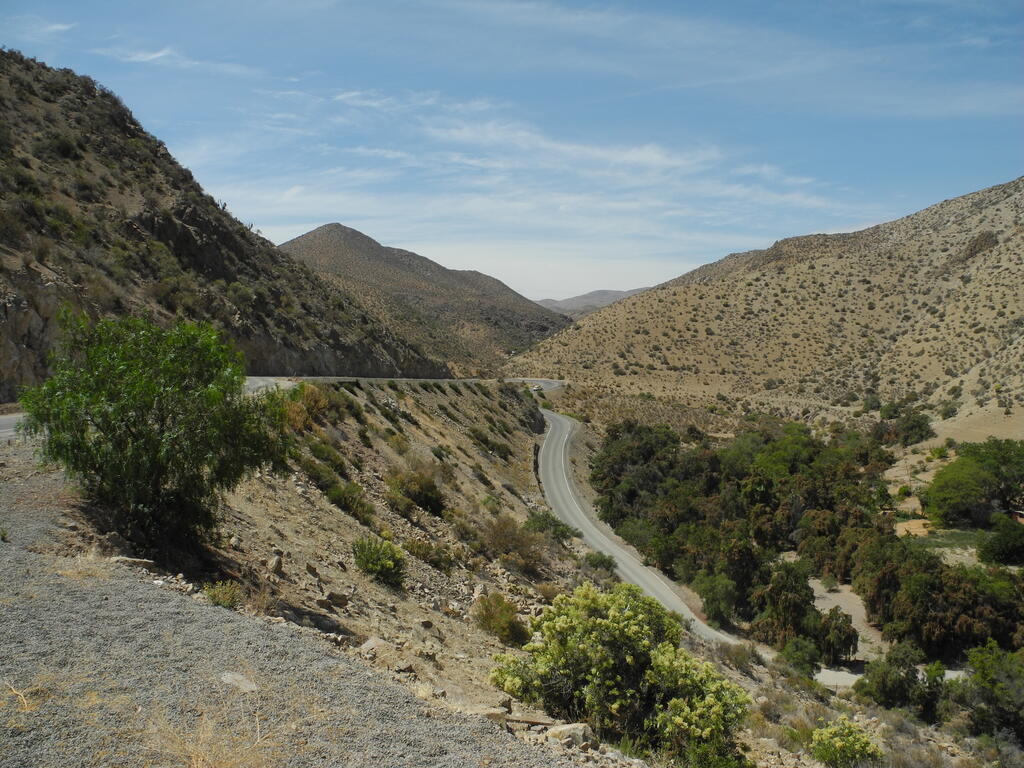 Straße von Andacollo nach Samo Alto