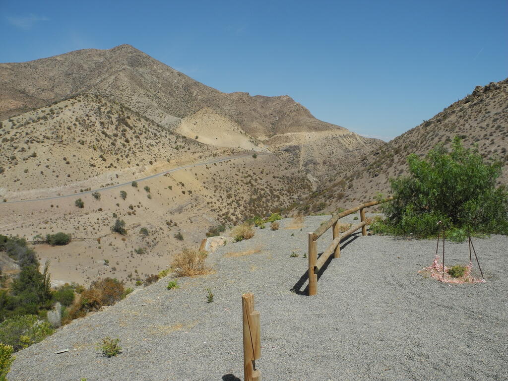 Straße von Andacollo nach Samo Alto