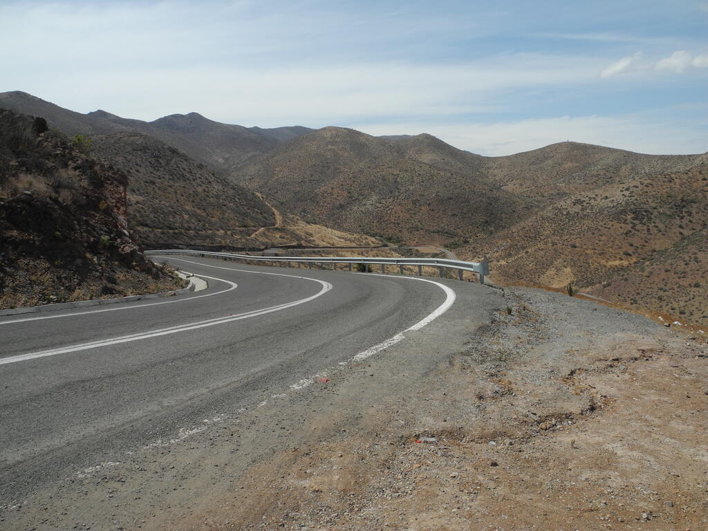 Straße von Andacollo nach Samo Alto
