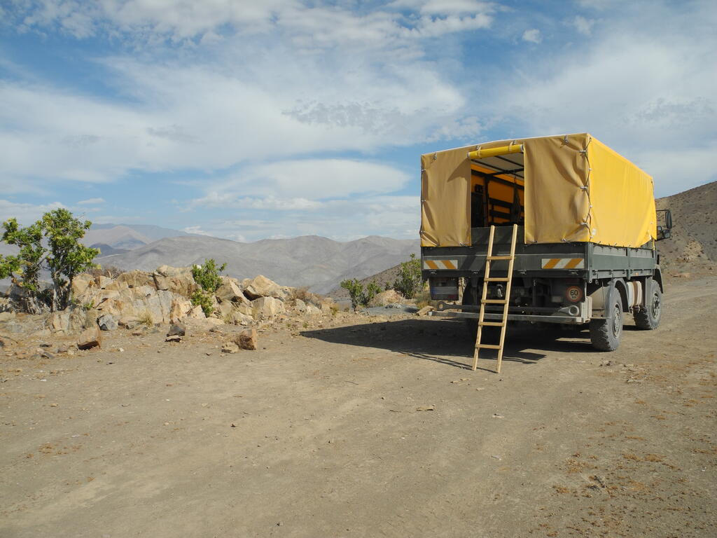 Aussicht vom Übernachtungsplatz