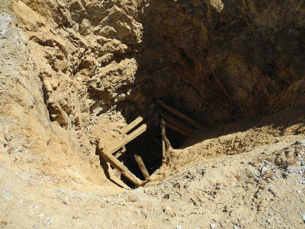 Blick in einen der Schächte