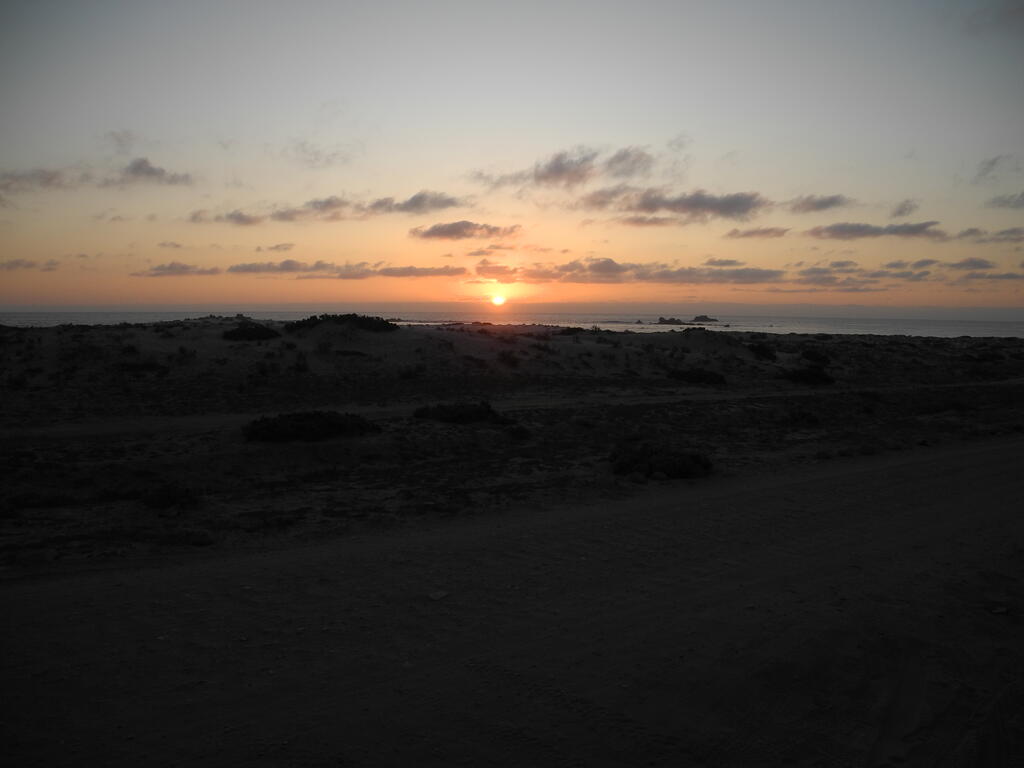 Sonnenuntergang an der Pazifikküste bei Playa Blanca